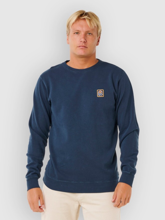 Rip Curl Pacific Rinse Patch Crew Felpa