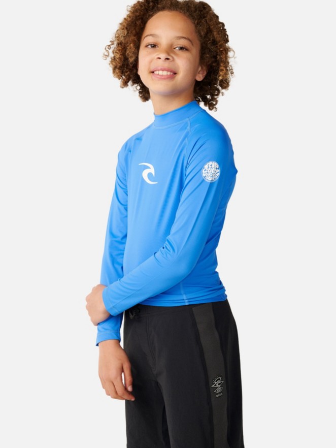 Rip Curl Waves UPF Kids Longsleeve Lycra