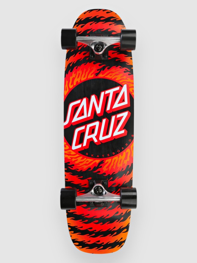 Santa Cruz Flame Ringed Dot 8.4″ Cruiser Completo