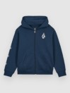 Volcom Iconic Stone Gid Kids Hoddie com fecho