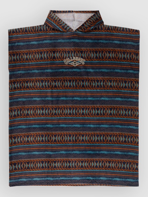 Billabong Hooded Surf Poncho charcoal grey