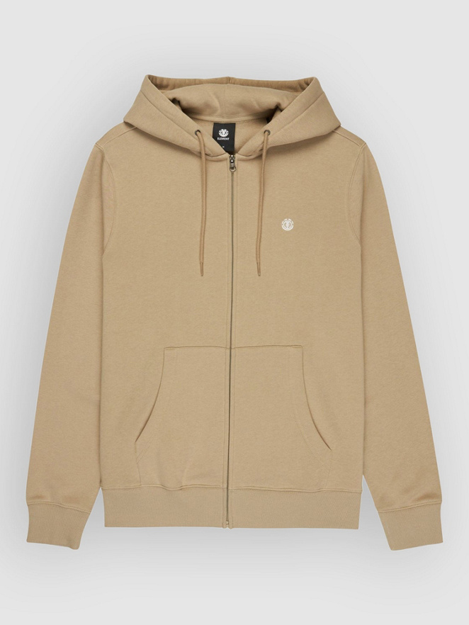 Element Icon Embroidery Zip Hoodie