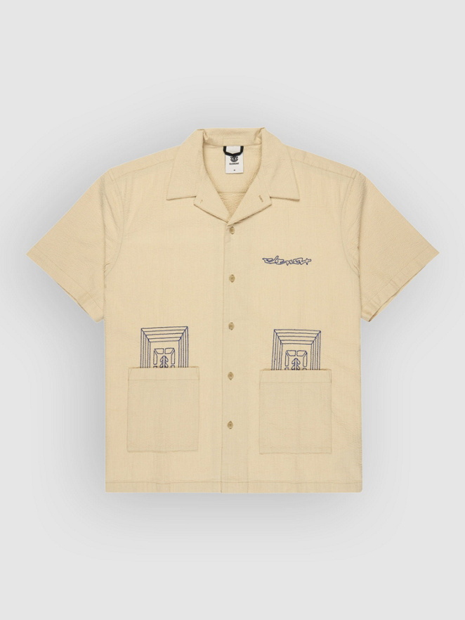 Element Seersucker Embroidery Hemd