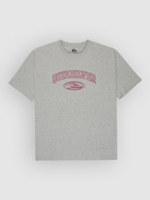 Quiksilver Boyfriend T-Shirt Light Grijs Heather