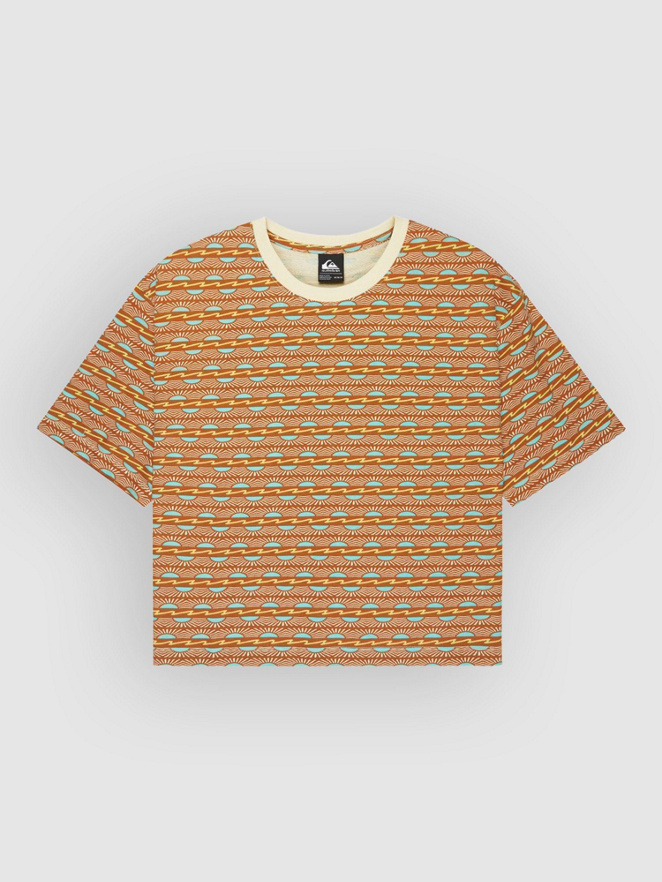 Quiksilver Boyfriend Crop Aop T-Shirt