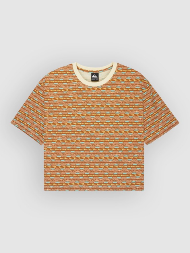 Quiksilver Boyfriend Crop Aop T-Shirt