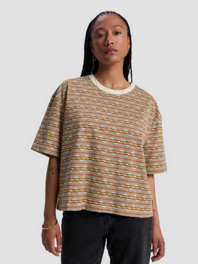 Quiksilver Boyfriend Crop Aop T-Shirt