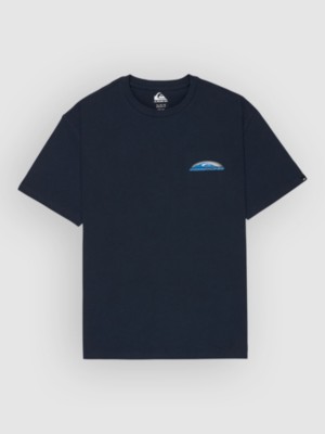 Quiksilver Ev Fade Spectrum T-Shirt Blauw