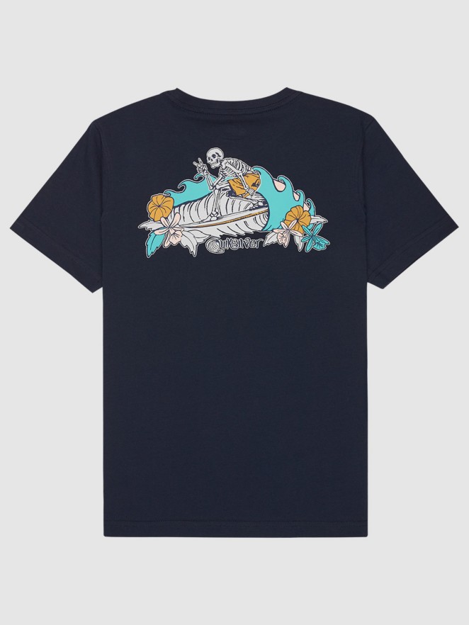 Quiksilver Skeleton Ride Kids Camiseta