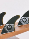Nomads Surfing Ailerons Carbone Recyclé 2 Tab Pinne Set