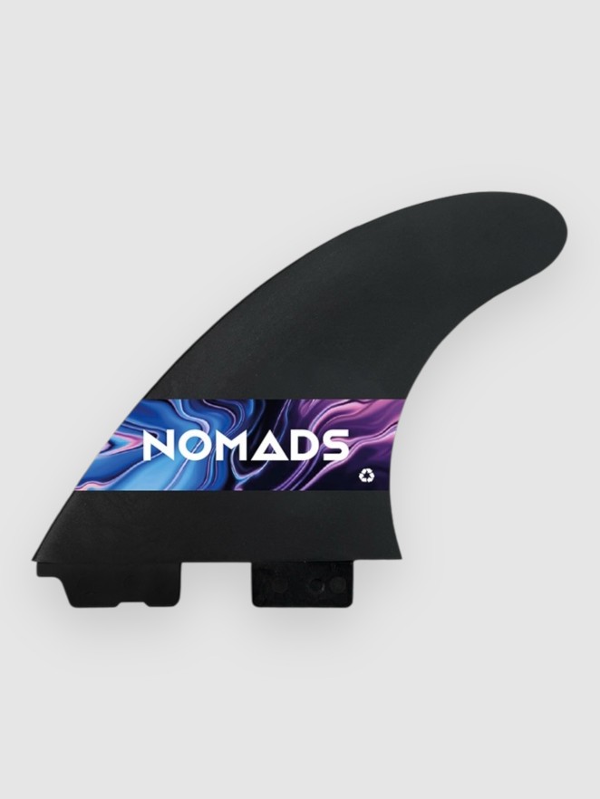 Nomads Surfing Ailerons Souples Gris 1 Tab Fin Set