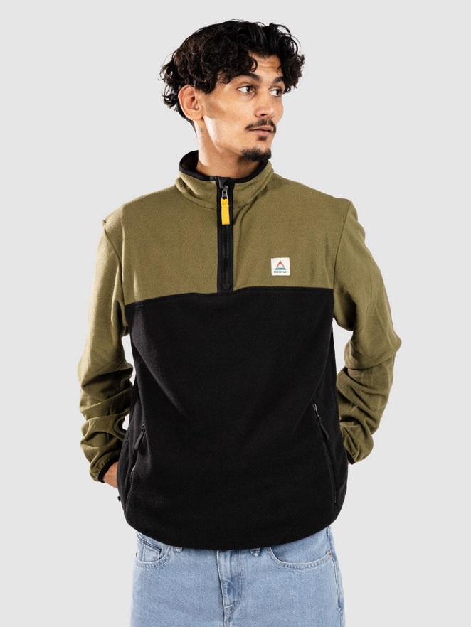 Passenger Set Off Recycled Polar 1/4 Zip Half-Zip Pull polaire
