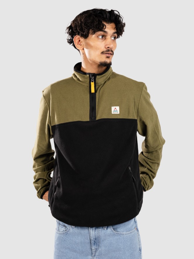 Passenger Set Off Recycled Polar 1/4 Zip Half-Zip Pull polaire