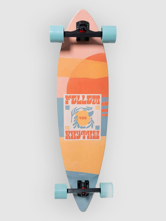Long Island Longboards Soil 38″X9.5″ Pintail Longboard Completo