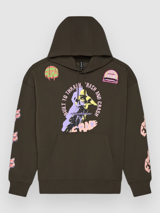 Fox Pro Circuit Oversized Fleece Hoodie