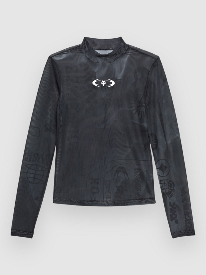 Fox Image Cosmo Mesh Long Sleeve T-Shirt