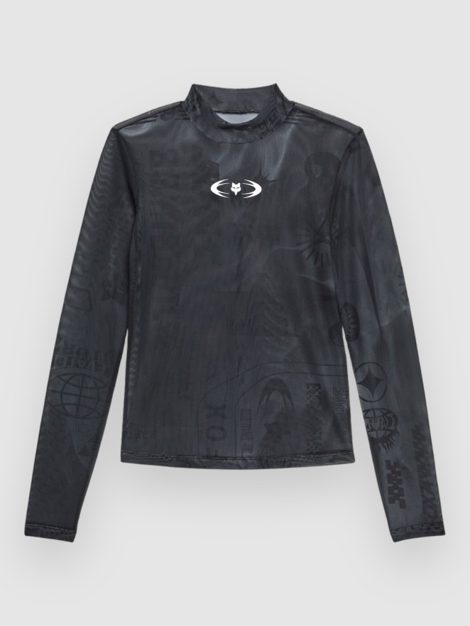 Fox Image Cosmo Mesh Long Sleeve T-Shirt