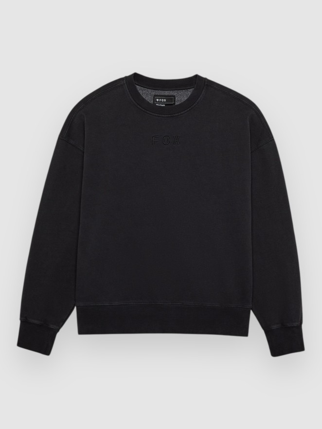 Fox Wordmark Oversized Crew Fleece Sweater