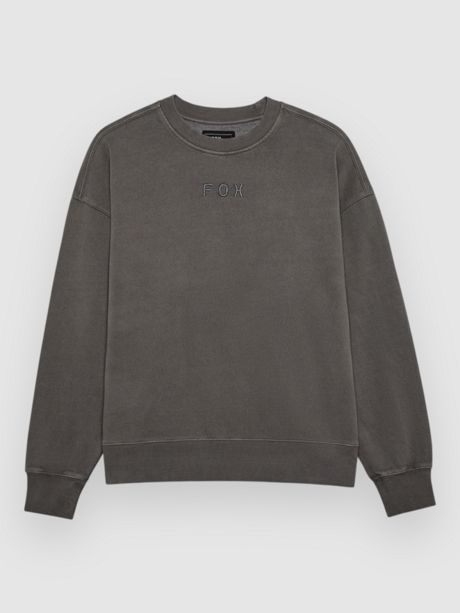Fox Wordmark Oversized Crew Fleece Sweater