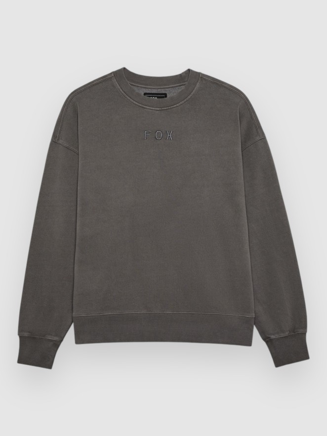 Fox Wordmark Oversized Crew Pullover Polar