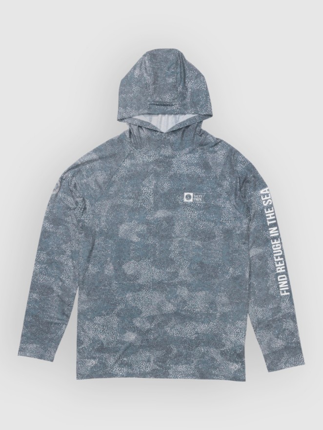 Salty Crew Mariner Hood Tech Longsleeve Lycra