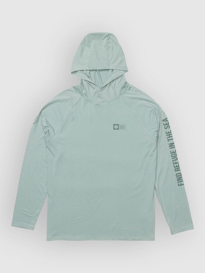 Salty Crew Mariner Hood Tech Longsleeve Lycra