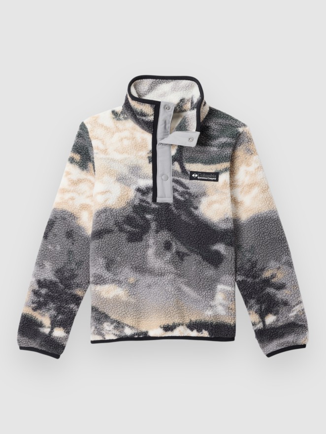 Columbia Helvetia II Printed Snap Kids Half-Zip Fleecegenser