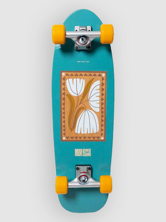 Long Island Longboards Flowers 28.5″x8.5″ Cruiser Completo