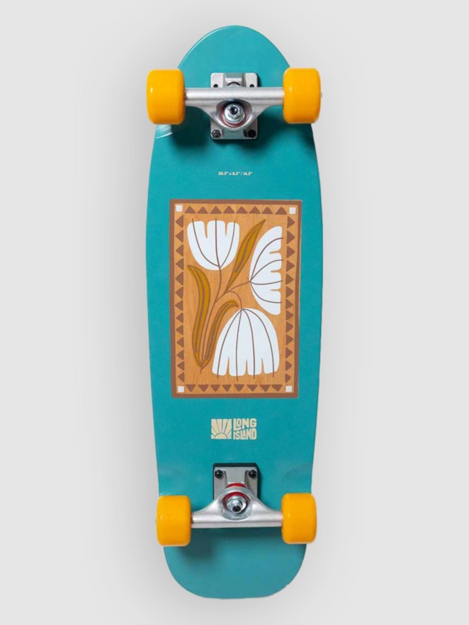 Long Island Longboards Flowers 28.5″x8.5″ Cruiser Completo