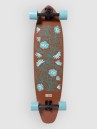 Long Island Longboards Flowers 37.85″x9.3″ Kicktail Longboard Completo