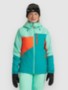 retro mint colour block