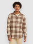 beige flannel check