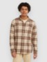 beige flannel check