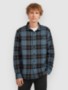 blue flannel check