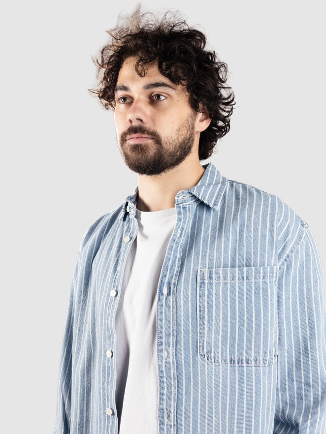 Redefined Rebel RRLuca Denim Boxy Fit Shirt