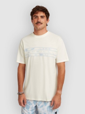 O’Neill Flower Stripe T-Shirt Snow Wit