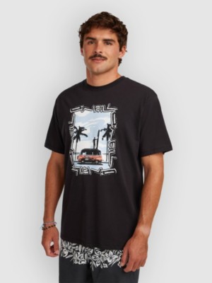 O’Neill Photo Front Print T-Shirt Zwart Out