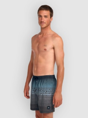 O’Neill Logo Stripe 16” Boardshorts Zwart Out Hrtge Onl Strp