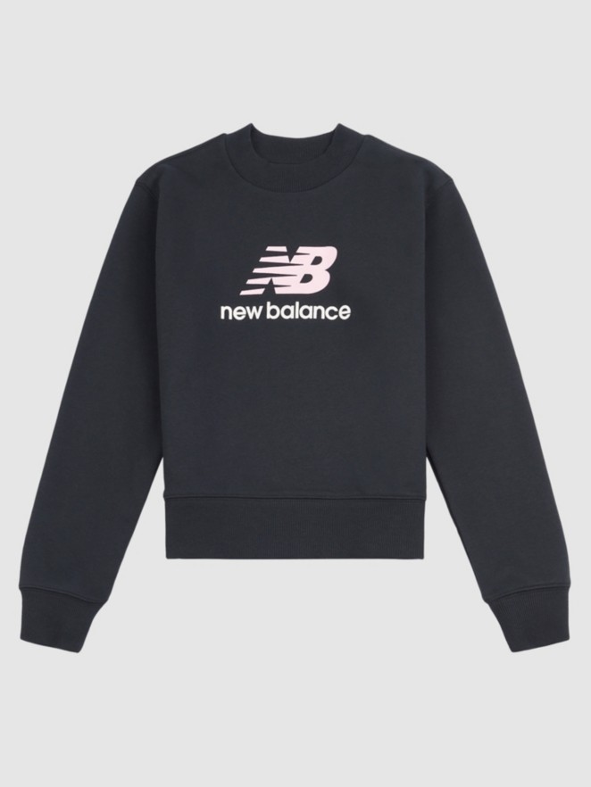 New Balance Ft Stacked Logo Crew Kids Pulover