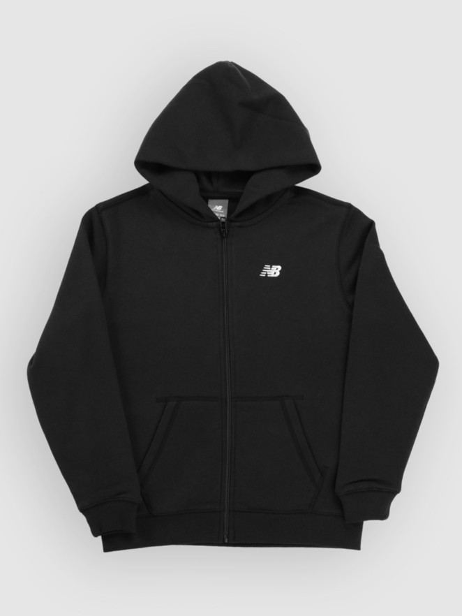 New Balance Brush Back Small Logo Kids Zip Hoodie