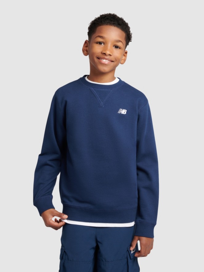 New Balance French Terry Small Logo Crew Kids Sweater