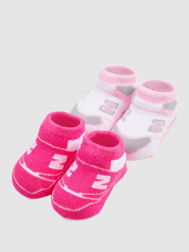 New Balance Classics 2 Pack Bootie Set Kids Chaussettes