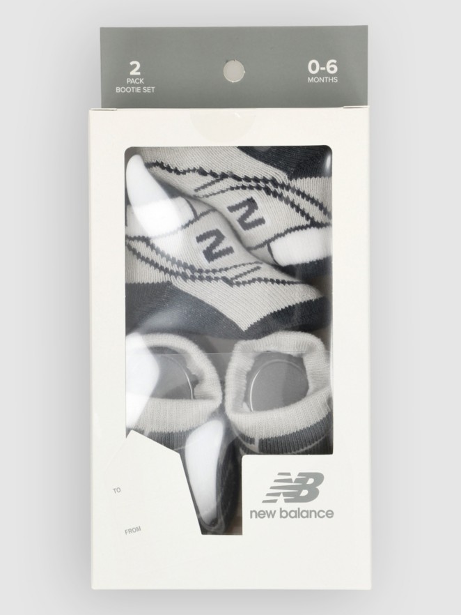 New Balance Classics 2 Pack Bootie Set Kids Socks