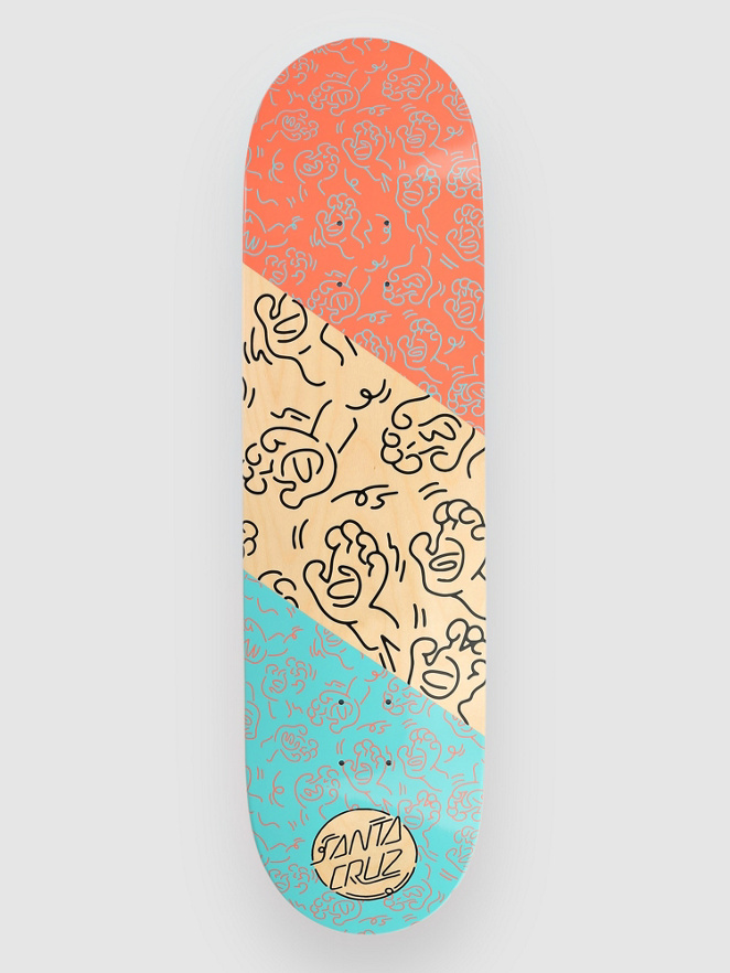 Santa Cruz Contour Hand 7 Ply Birch 8.5″ Skateboard Dec