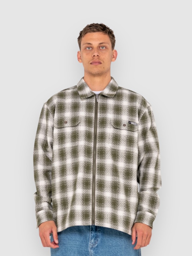 Rusty Zeal Zip Thru Over Shirt