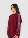 Rusty Two Timer Panelled Crew Fleece Sweater