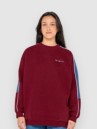 Rusty Two Timer Panelled Crew Fleece Sweater