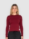Rusty Essentials Ribbed Long Sleeve T-Shirt