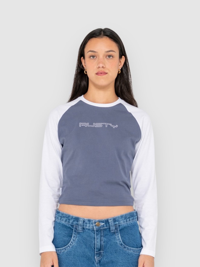 Rusty Tekky Raglan Skimmer Long Sleeve T-Shirt
