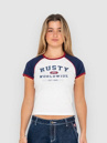 Rusty Mr Worldwide Raglan Skimmer Long Sleeve T-Sh